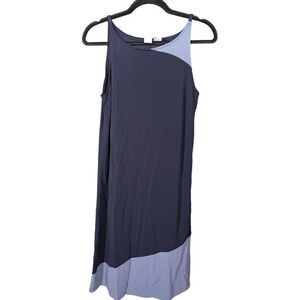 GW Navy Blue Sleevless Long Dress Women's Small